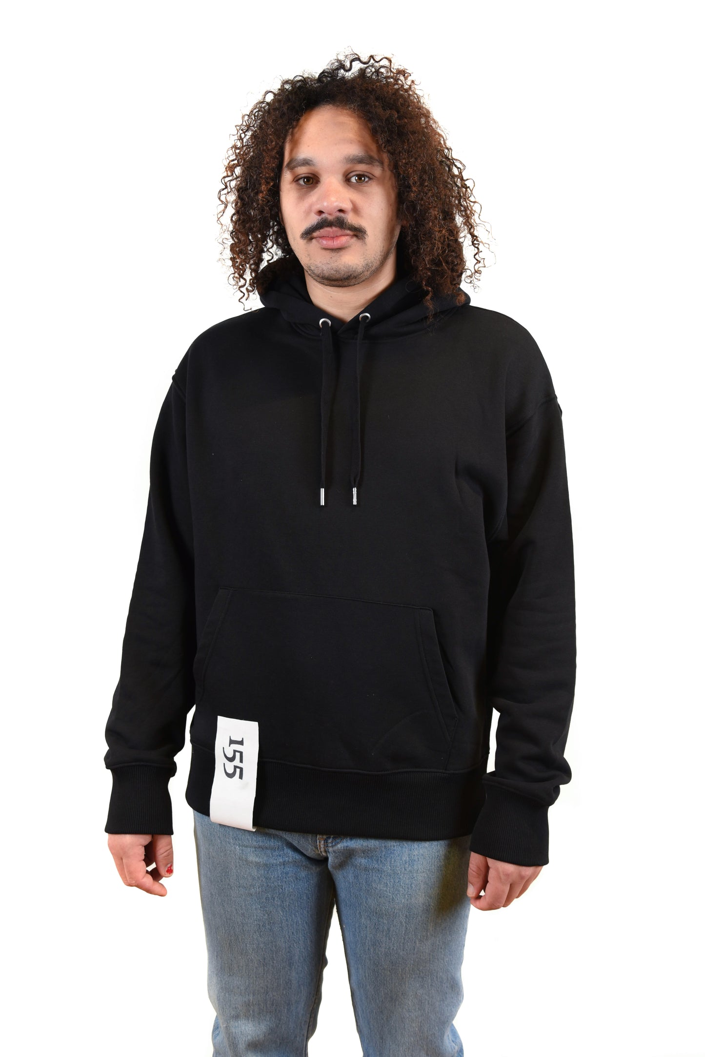 Zwarte 155 hoodie